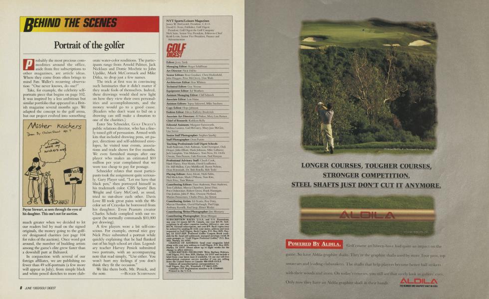 Portrait of the golfer