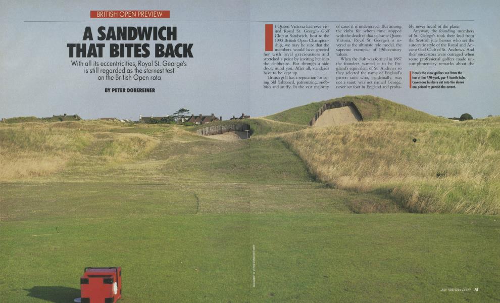 A SANDWICH THAT BITES BACK
