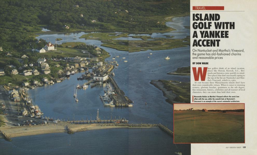 ISLAND GOLF WITH A YANKEE ACCENT