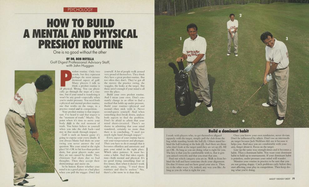 HOW TO BUILD A MENTAL AND PHYSICAL PRESHOT ROUTINE