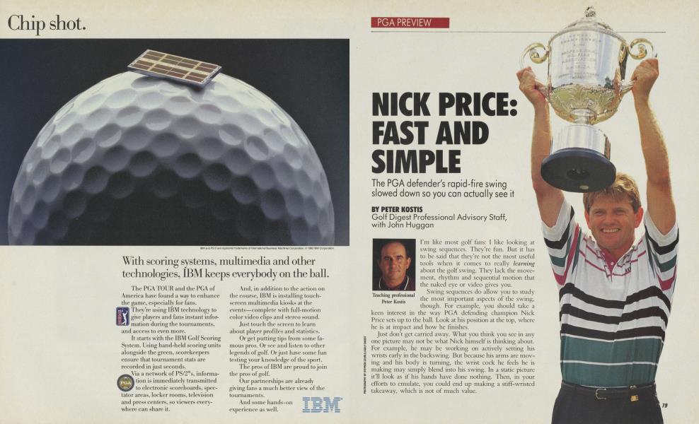NICK PRICE: EAST AND SIMPLE