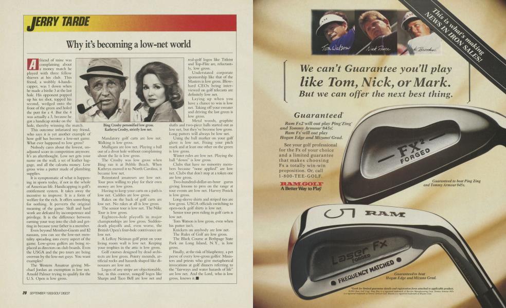 Why it’s a world Golf Digest SEPTEMBER 1993