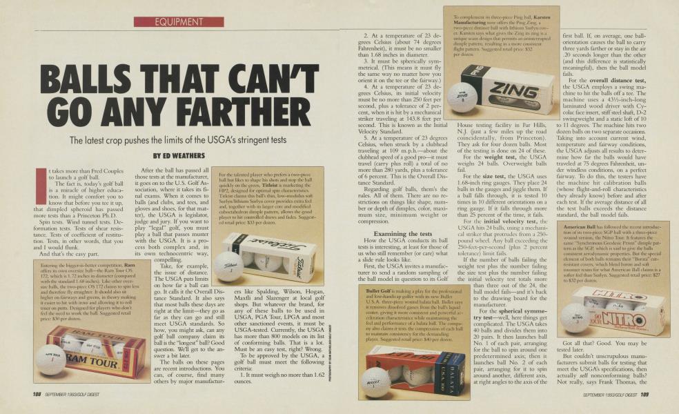 BALLS THAT CAN'T GO ANY FARTHER