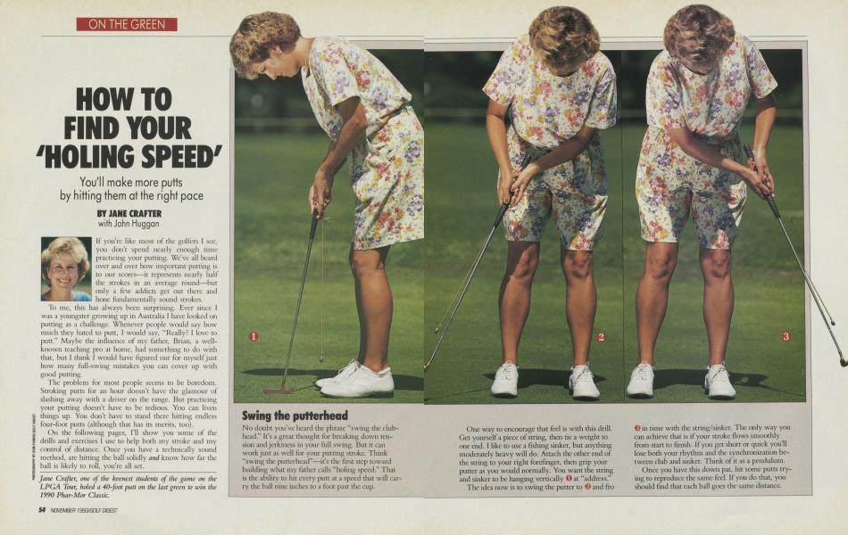 HOW TO FIND TOUR 'HOLING SPEED'