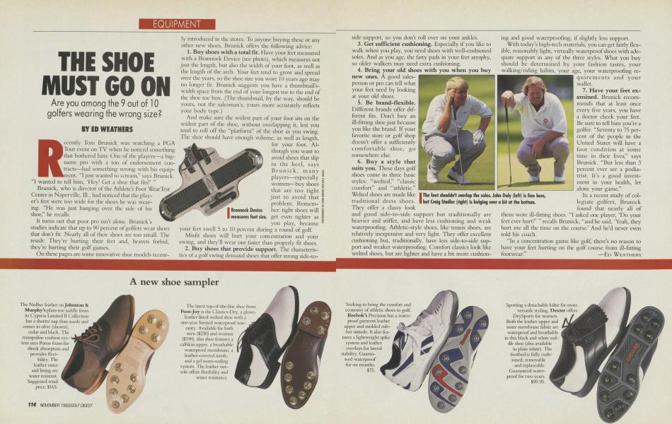 THE SHOE MUST GO ON
