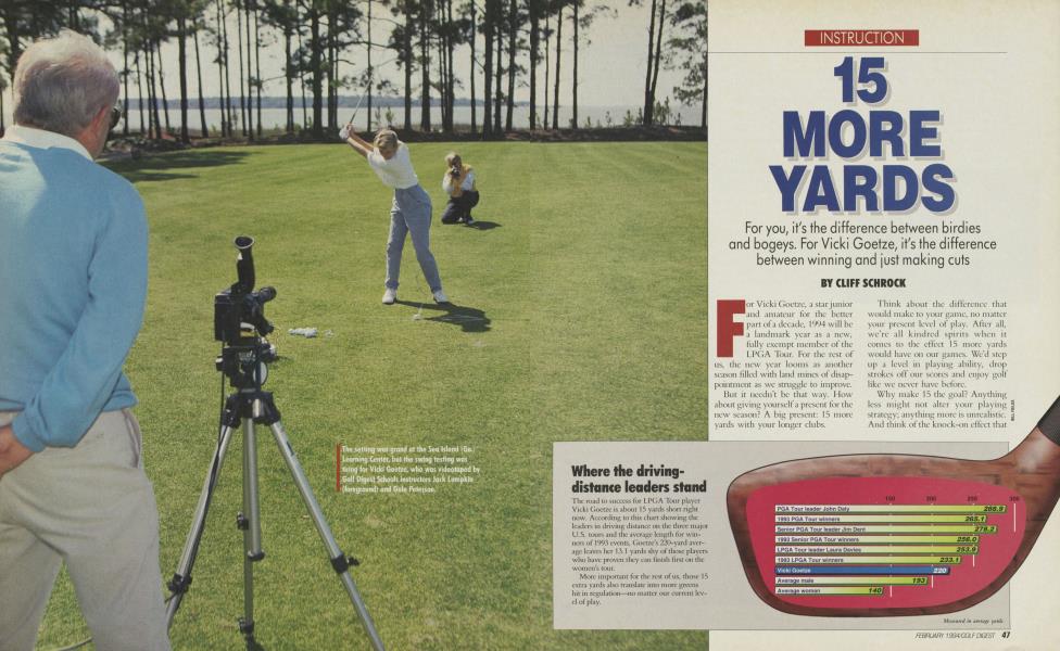 15 MORE YARDS