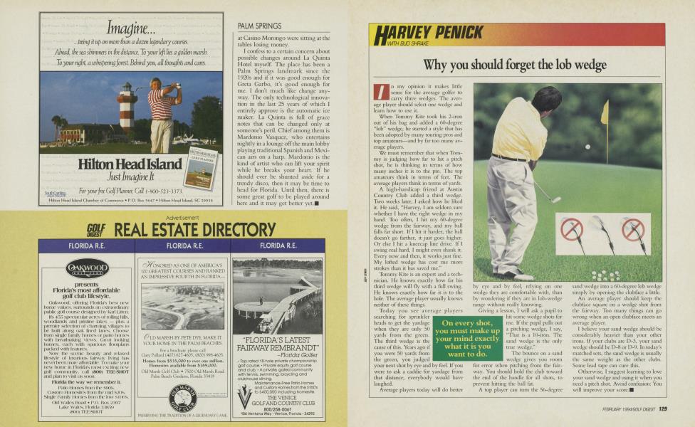 Why you should forget the lob wedge