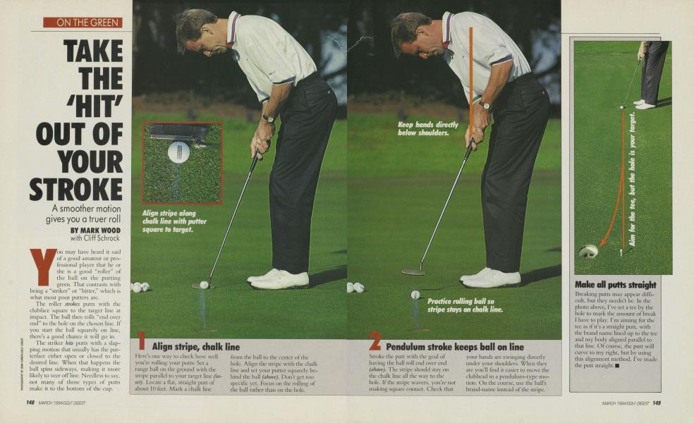 TAKE THE 'HIT' OUT OF YOUR STROKE