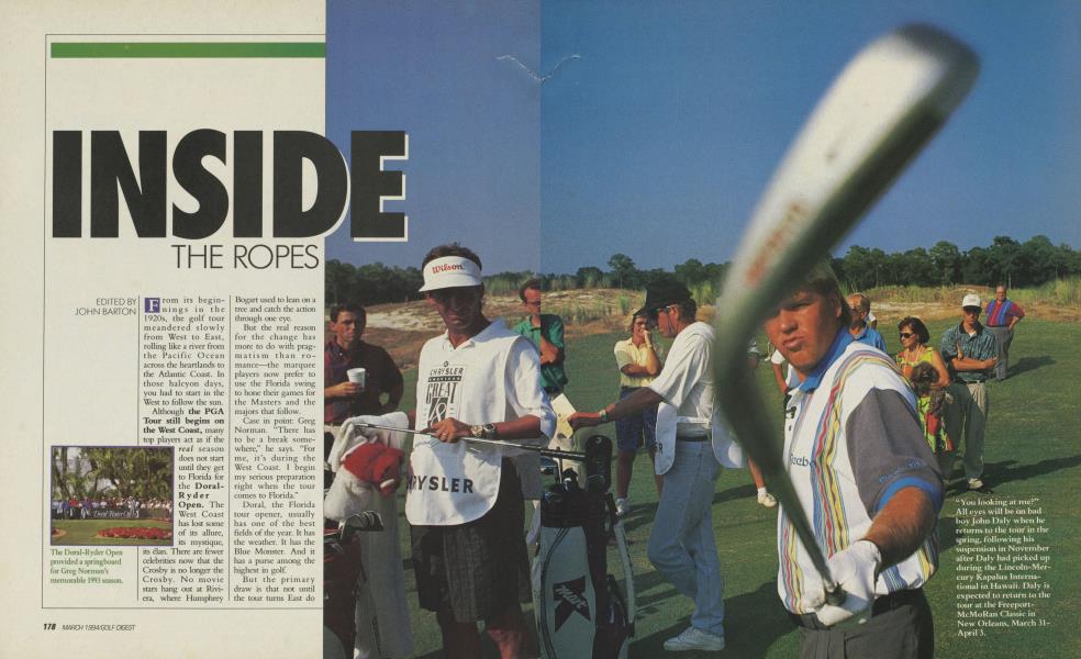 INSIDE THE ROPES