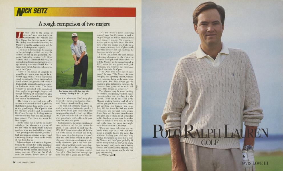 A rough comparison of two majors