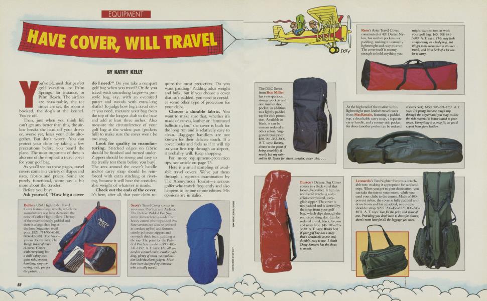 HAVE COVER, WILL TRAVEL