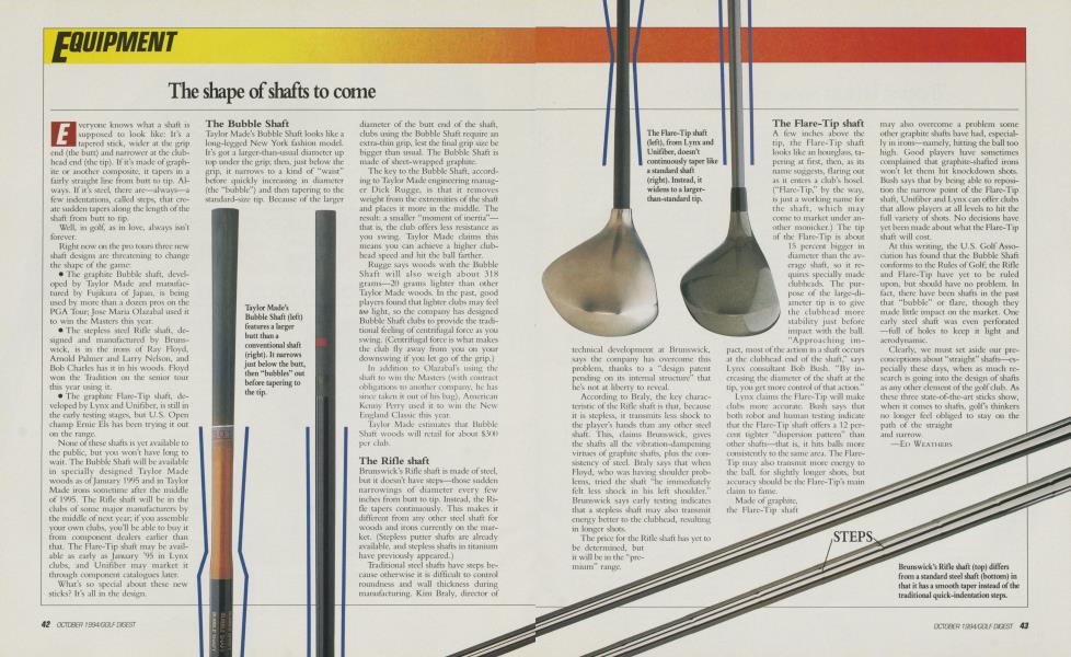The shape of shafts to come