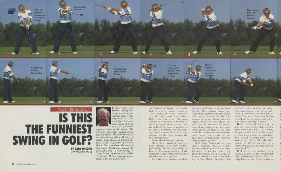 IS THIS THE FUHNIEST SWING IN GOLF?