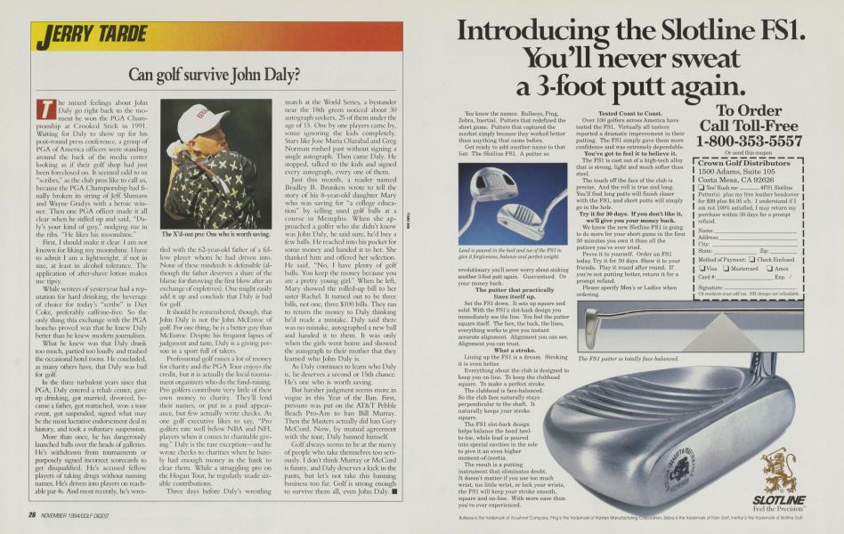 Can golf survive John Daly?