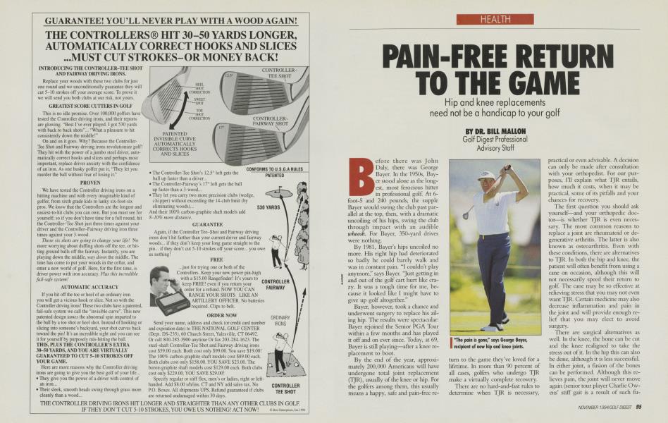 PAIN-FREE RETURN TO THE GAME