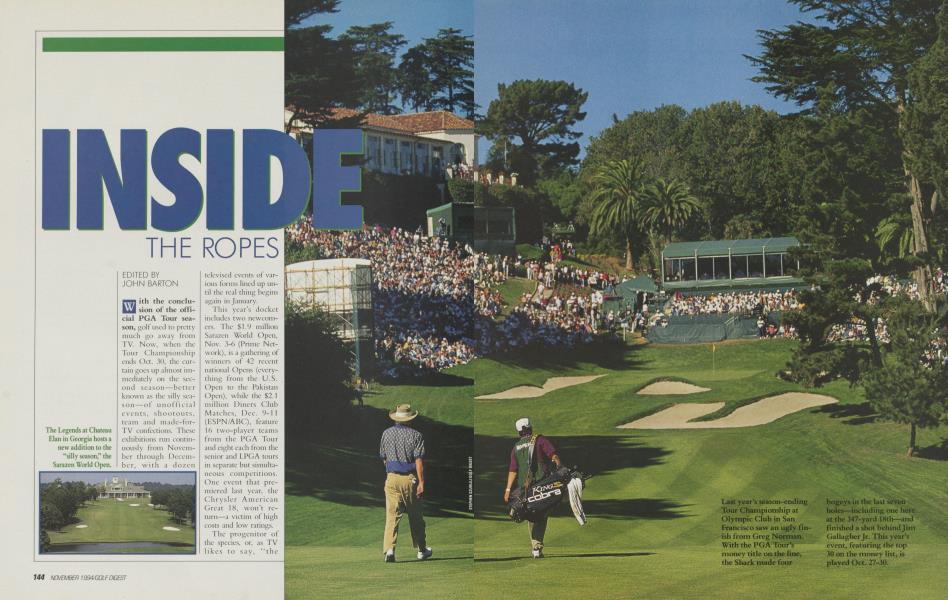 INSIDE THE ROPES