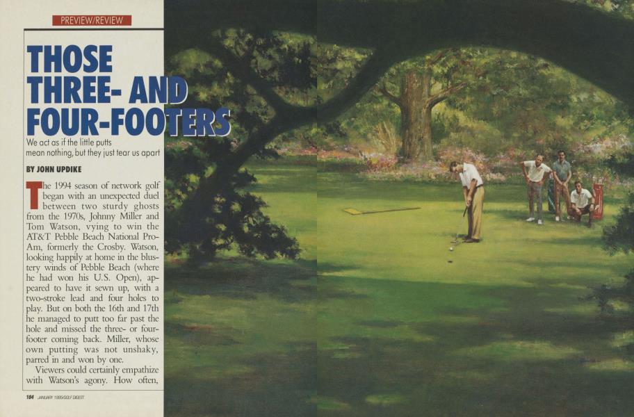 THOSE THREEAND FOUR-FOOTERS