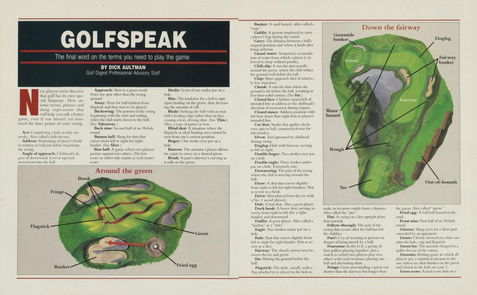 GOLFSPEAK