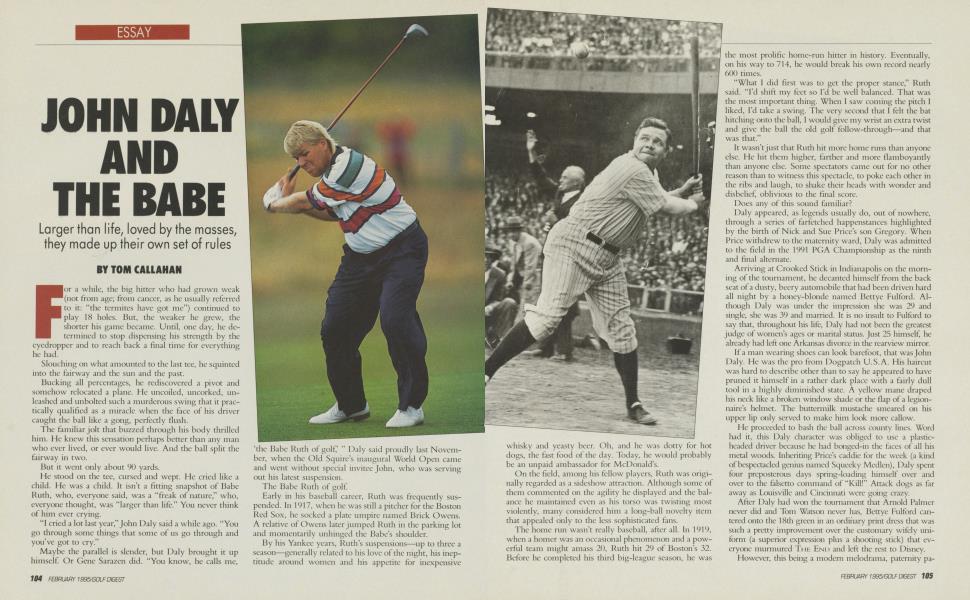 JOHN DALY AND THE BABE