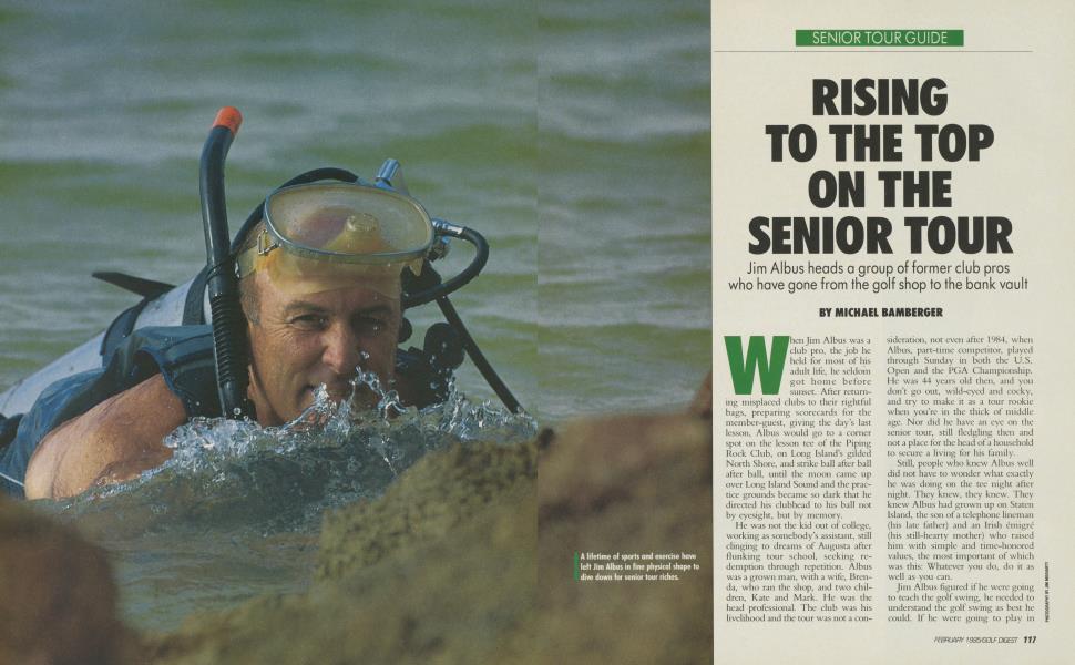 RISING TO THE TOP ON THE SENIOR TOUR