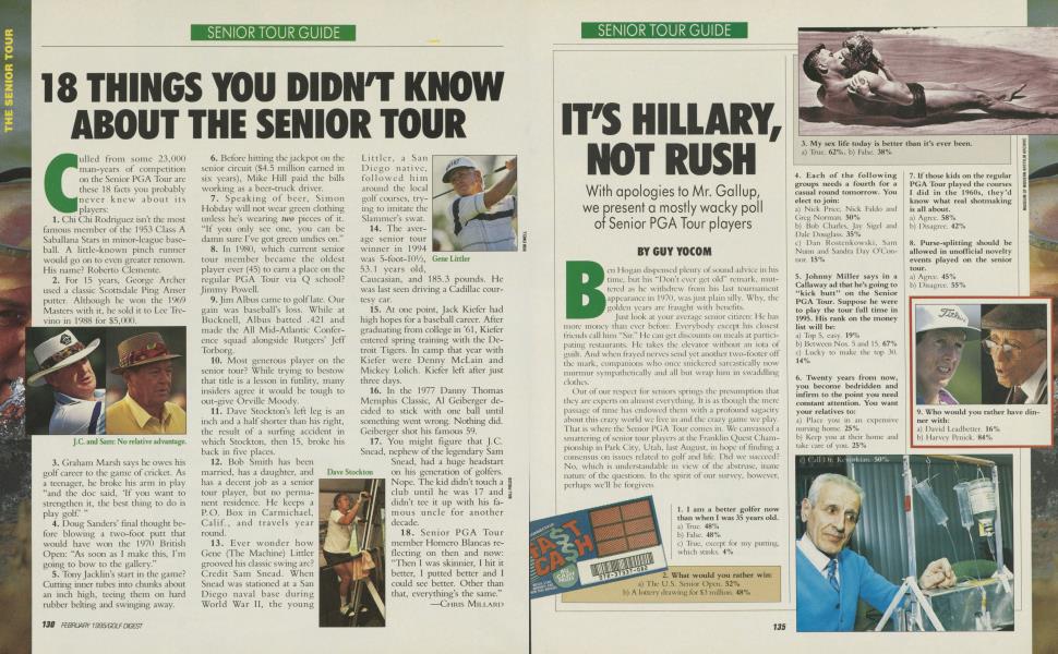 IT'S HILLARY, NOT RUSH