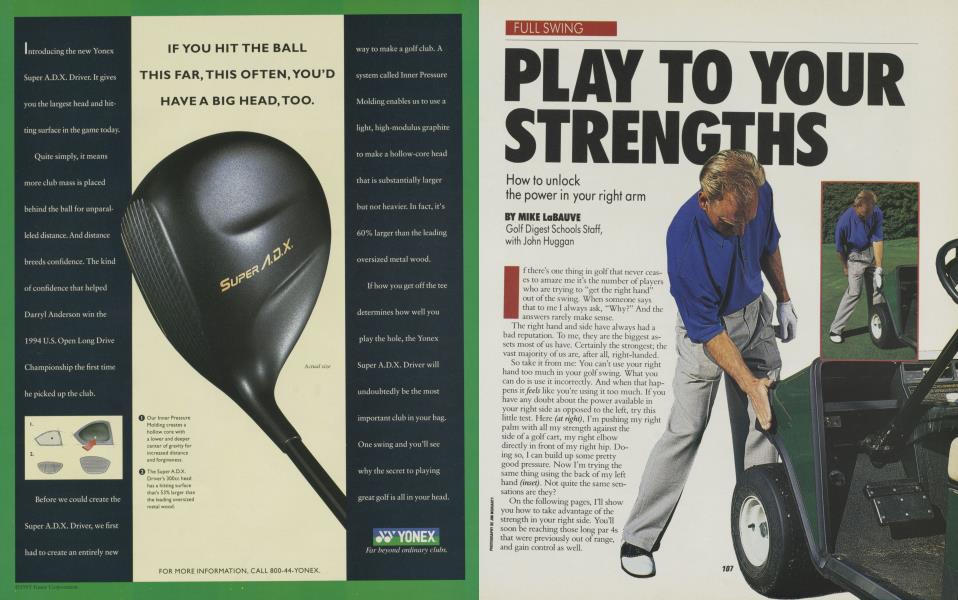 PLAY TO YOUR STRENGTHS