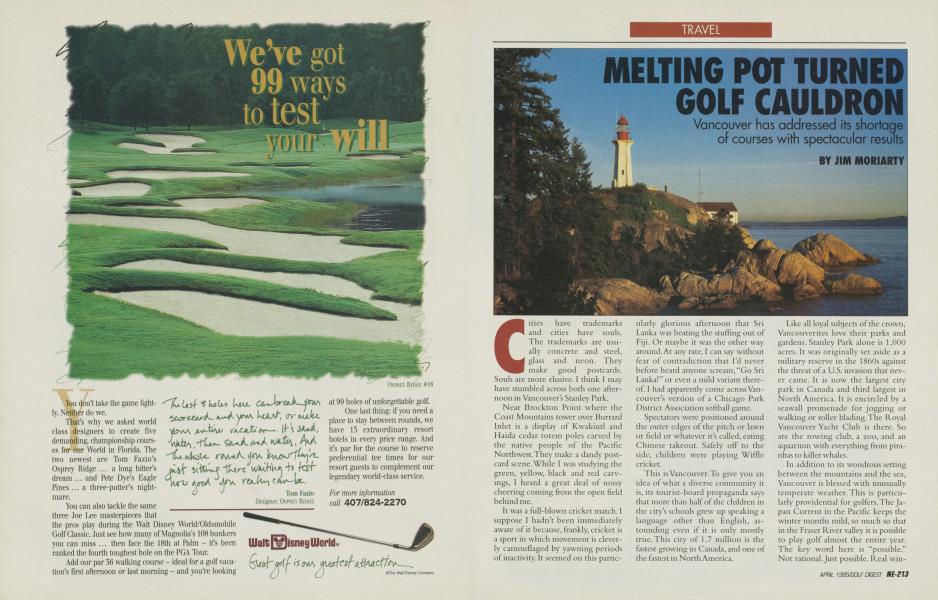 MELTING POT TURNED GOLF CAULDRON