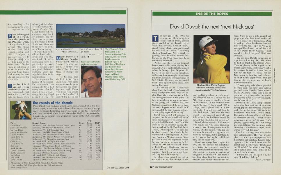 David Duval: the next 'next Nicklaus'