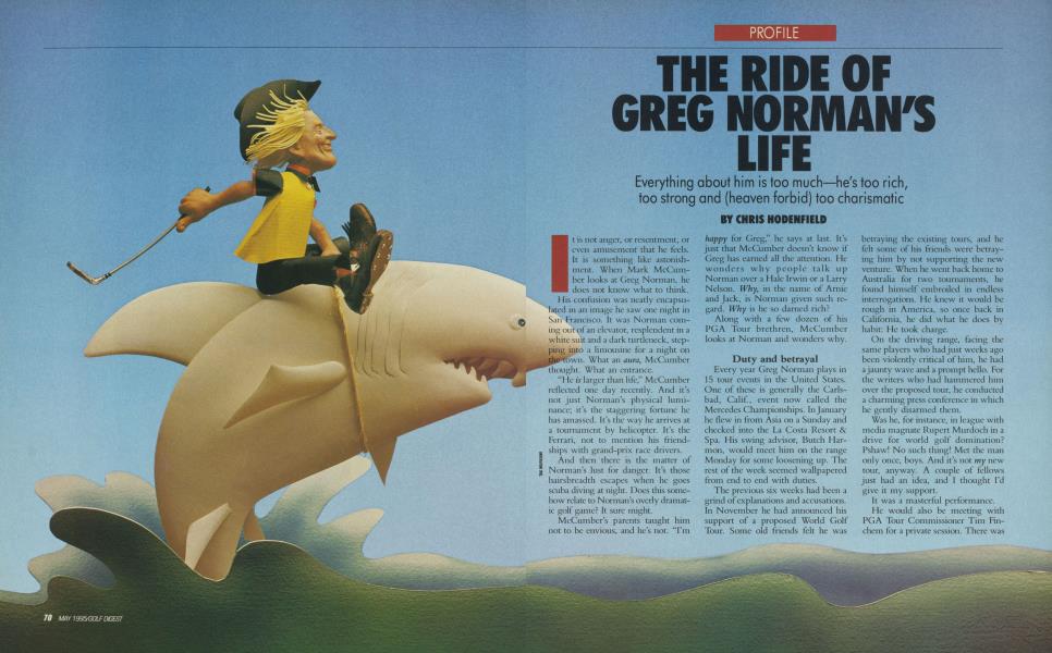 THE RIDE OF GREG NORMAN'S LIFE