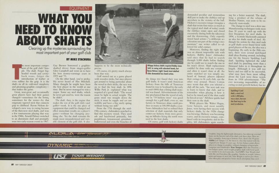 WHAT YOU NEED TO KNOW ABOUT SHAFTS