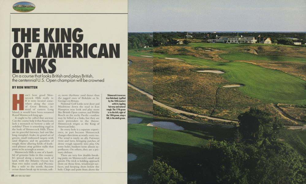 THE KING OF AMERICAN LINKS