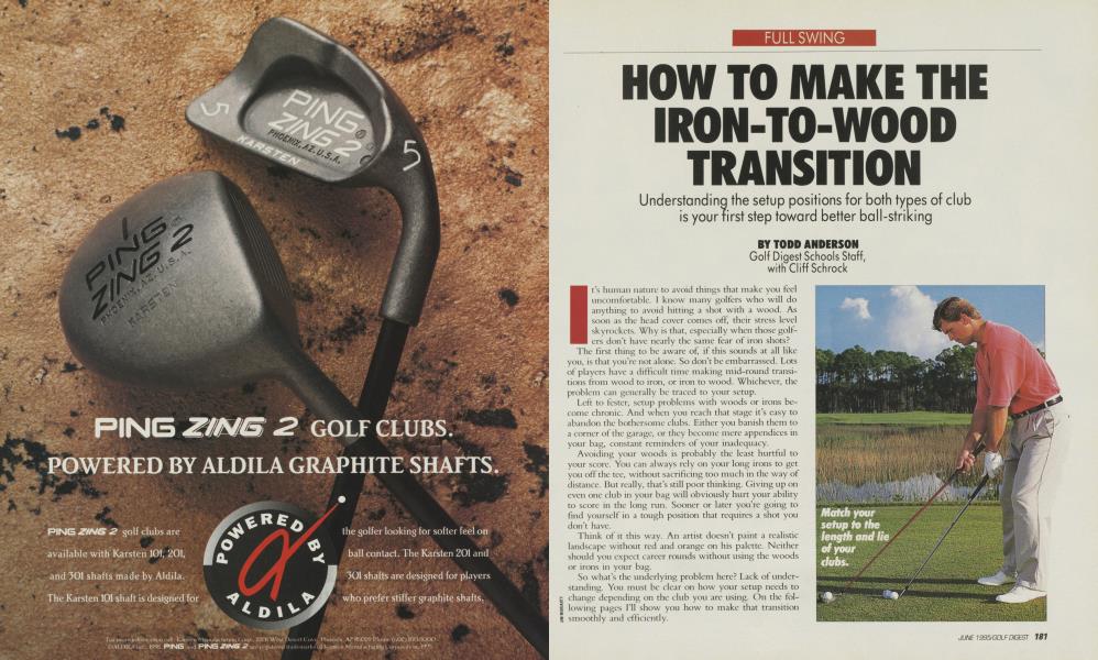HOW TO MAKE THE IRON-TO-WOOD TRANSITION