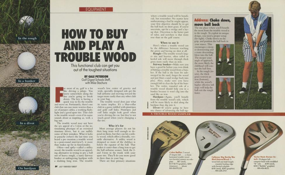 HOW TO BUY AND PLAY A TROUBLE WOOD