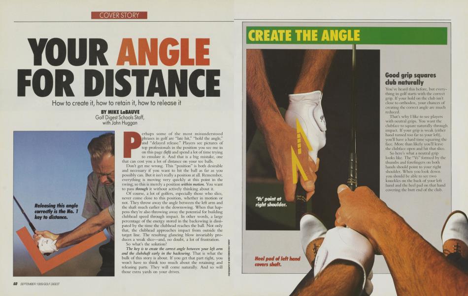 YOUR ANGLE FOR DISTANCE