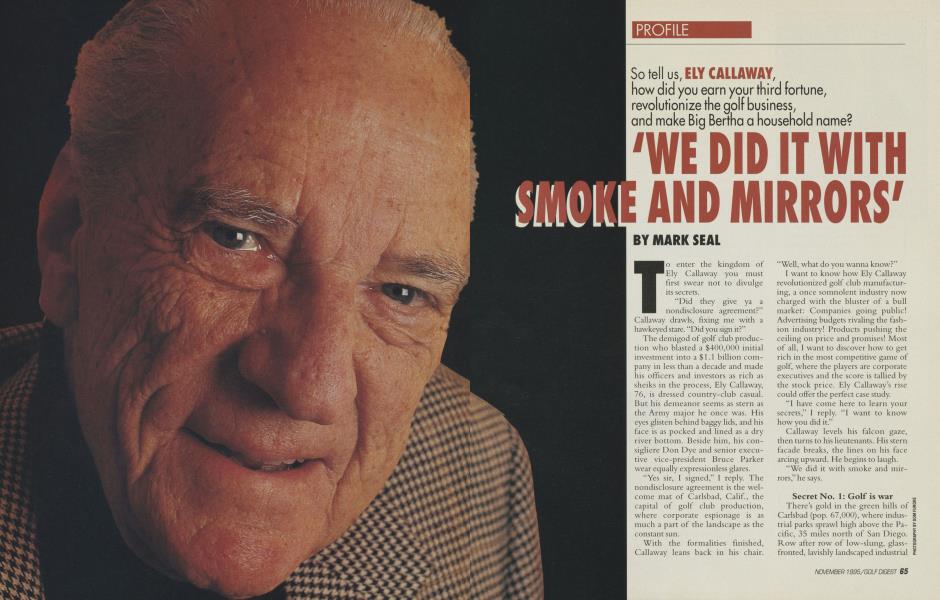 'WE DID IT WITH SMOKE AND MIRRORS'