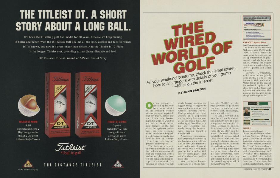 THE WIRED WORLD OF GOLF