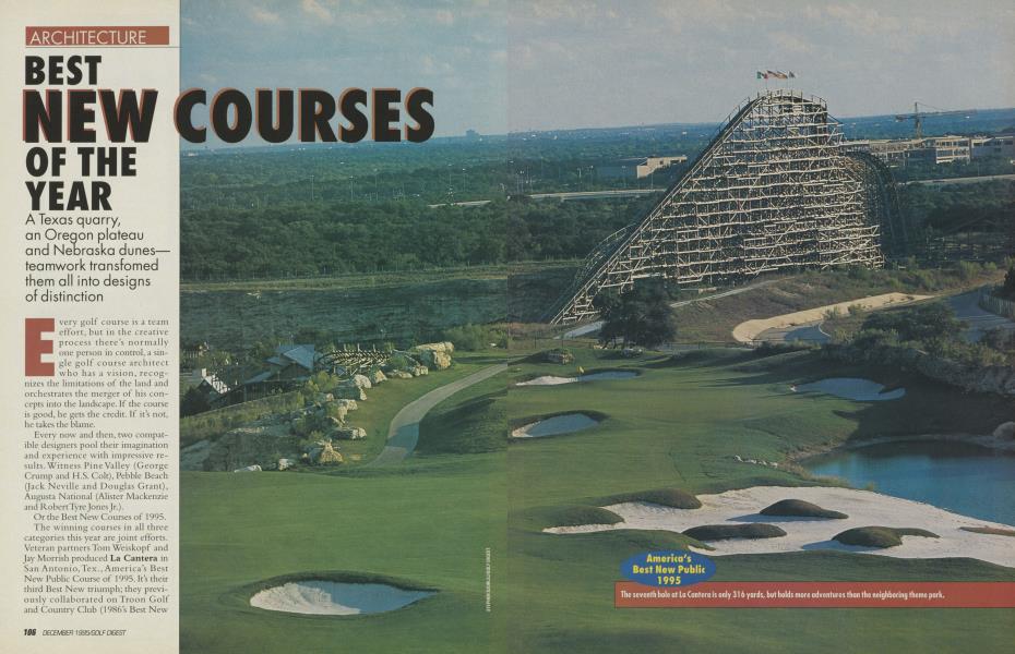 BEST NEW COURSES OF THE YEAR
