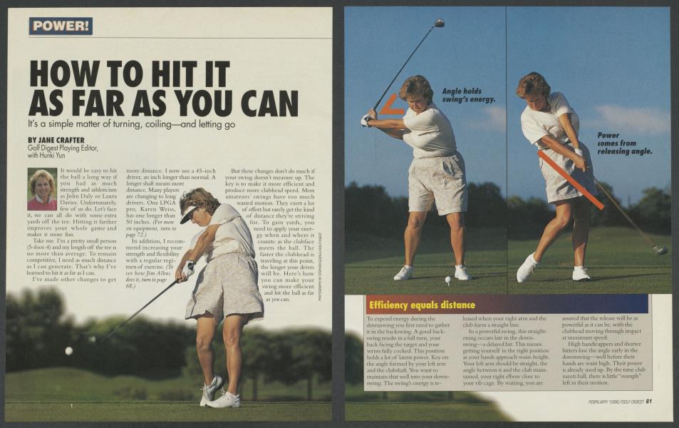 HOW TO HIT IT AS FAR AS YOU CAN