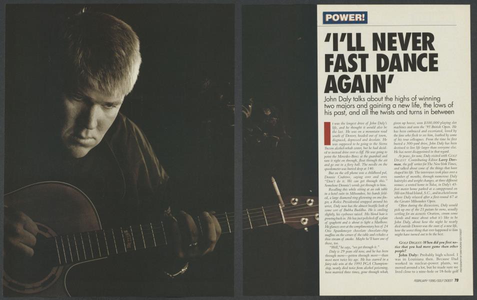 'I'LL NEVER FAST DANCE AGAIN'