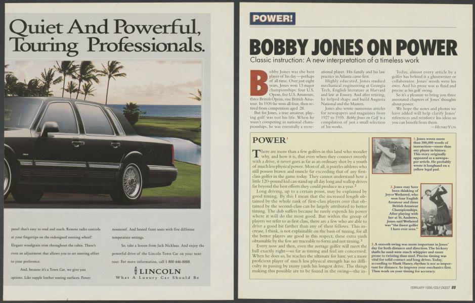 BOBBY JONES ON POWER
