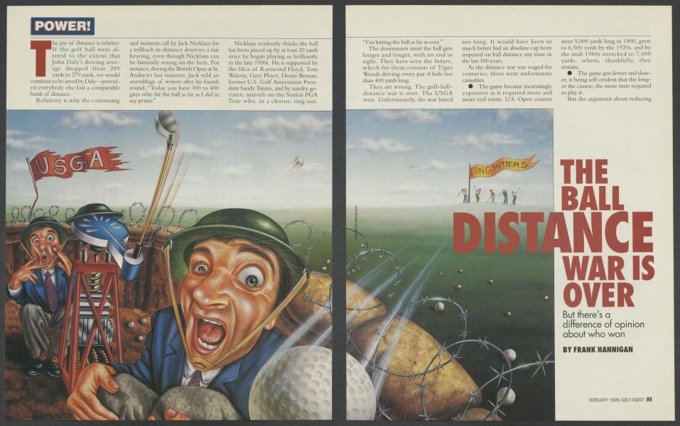THE BALL DISTANCE WAR IS OVER