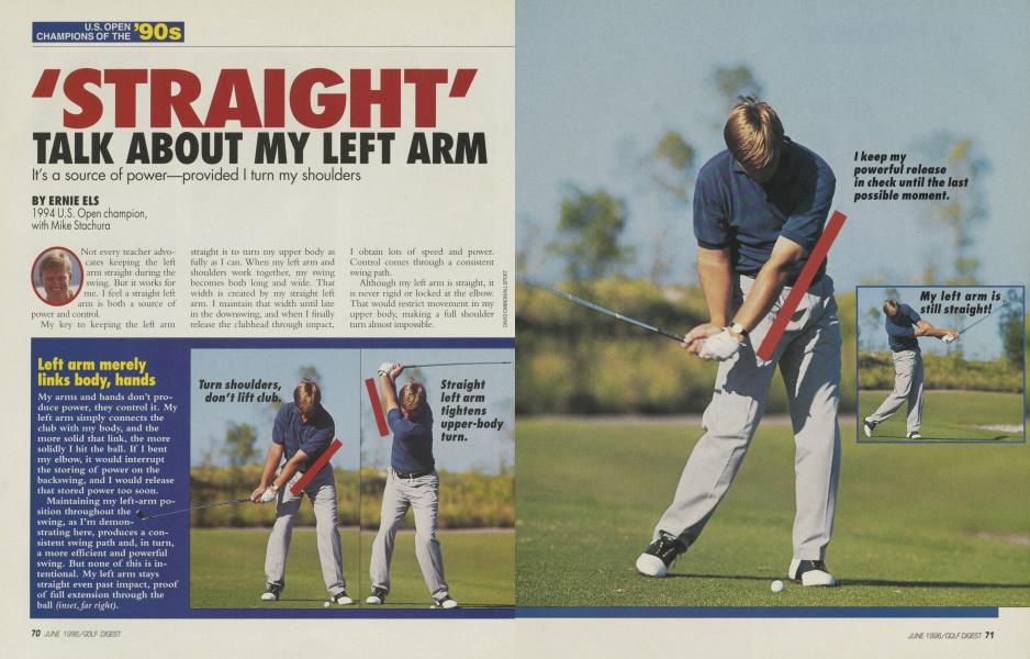 'STRAIGHT' TALK ABOUT MY LEFT ARM