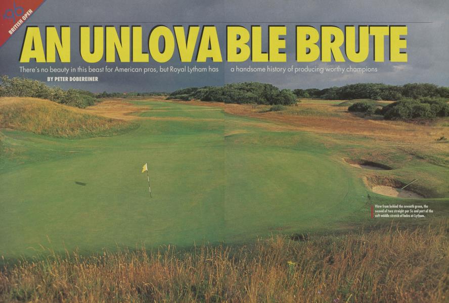 AN UNLOVABLE BRUTE