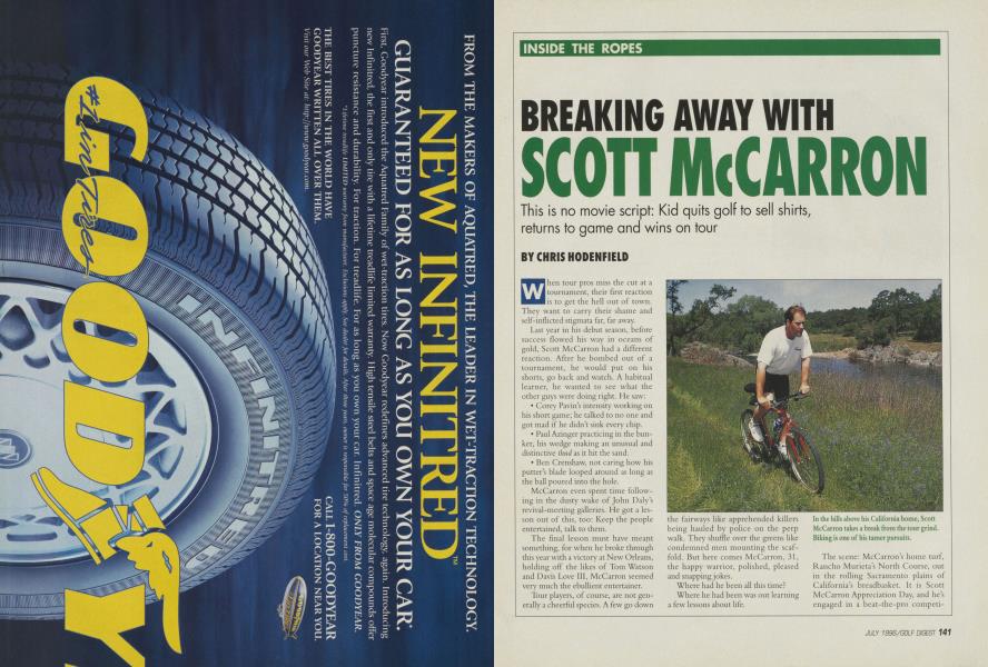 BREAKING AWAY WITH SCOTT McCARRON