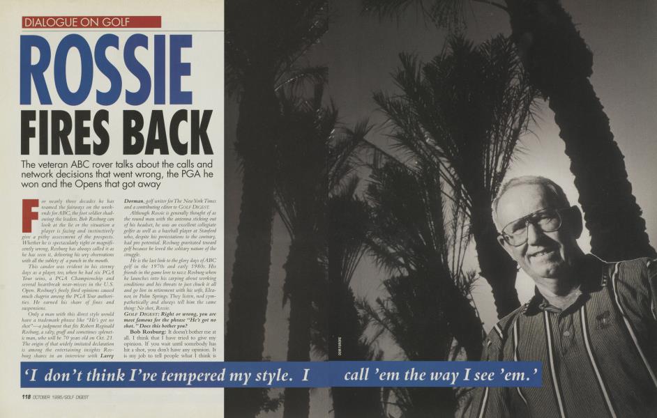 ROSSIE FIRES BACK