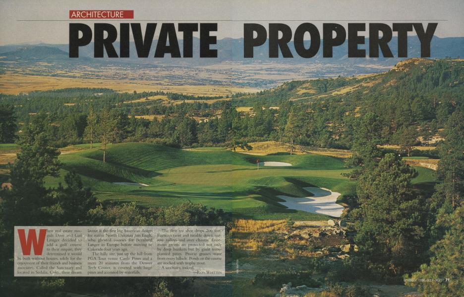 PRIVATE PROPERTY
