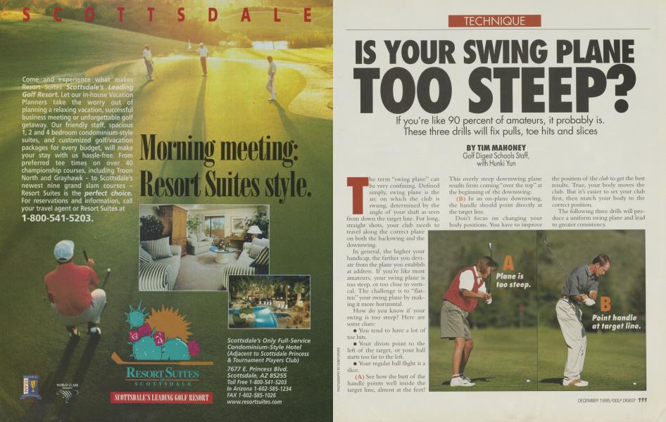 IS YOUR SWING PLANE TOO STEEP?