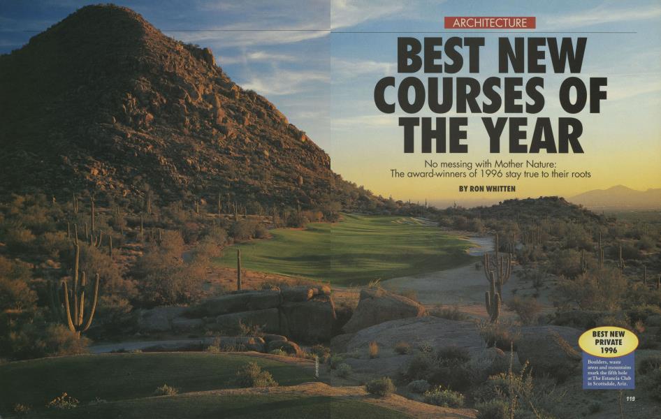 BEST NEW COURSES OF THE YEAR