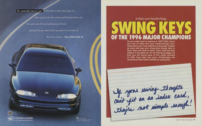 SWING KEYS OF THE 1996 MAJOR CHAMPIONS