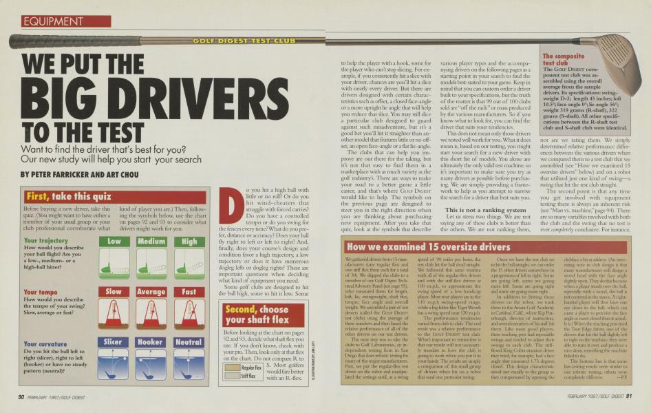 WE PUT THE BIG DRIVERS TO THE TEST